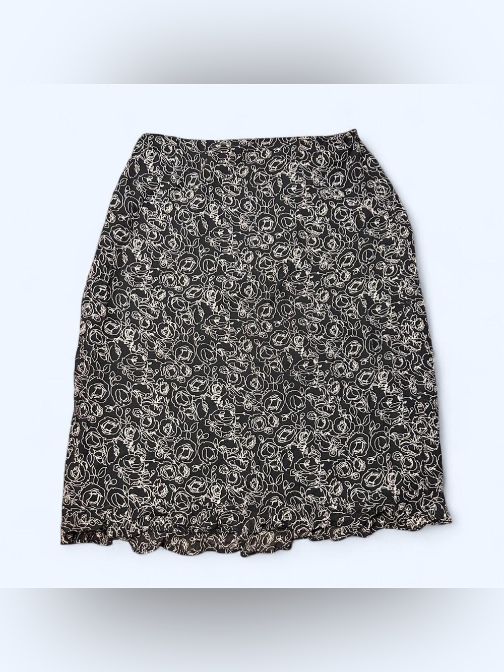 Fairy Black Floral Ruffle Skirt by Cynthia Howie Maggy Boutique!